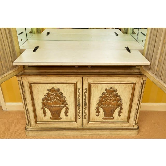 1970s French Custom Bar Cabinet For Sale In Charlotte - Image 6 of 9