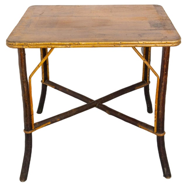 French Console or Side Table in Hazel Wood, 1920s For Sale