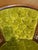 Vintage Green Velvet & Cane Accent Chair W/ Cushion For Sale - Image 9 of 14