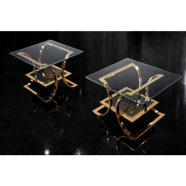 Mid-Century Italian Modern Glass Coffee Tables, 1960s, Set of 2 For Sale - Image 6 of 18