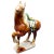 Signed 1950s Tang Style Horse Figurine Sancai Glazed in Green, Brown and Cream For Sale - Image 10 of 10