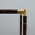Bamboo and Brass Coffee Table with Wheels, 1950s-1960s For Sale - Image 5 of 9