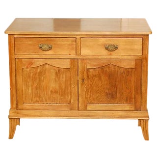 1930s French Pine Cabinet For Sale