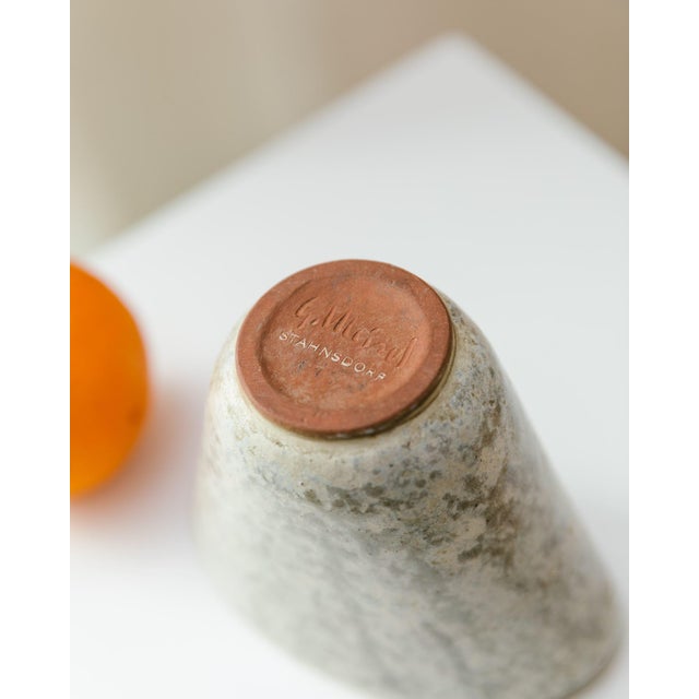 Vintage Vase by Gerhard Meisel for Keramik Workshop Stahnsdorf, 1950s For Sale - Image 6 of 12