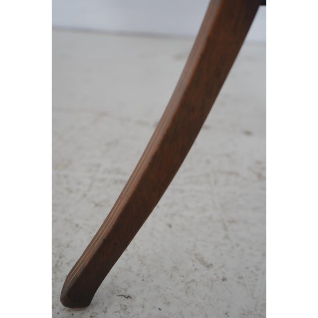 Adams Style Inlaid Mahogany Planter W. Copper Bucket For Sale - Image 9 of 14