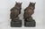 Traditional Owls Birds Standing on Books Sculpture Bookends a Pair 4679b For Sale - Image 3 of 15