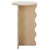Wood Lilith Wavy Accent Table in Natural For Sale - Image 7 of 8