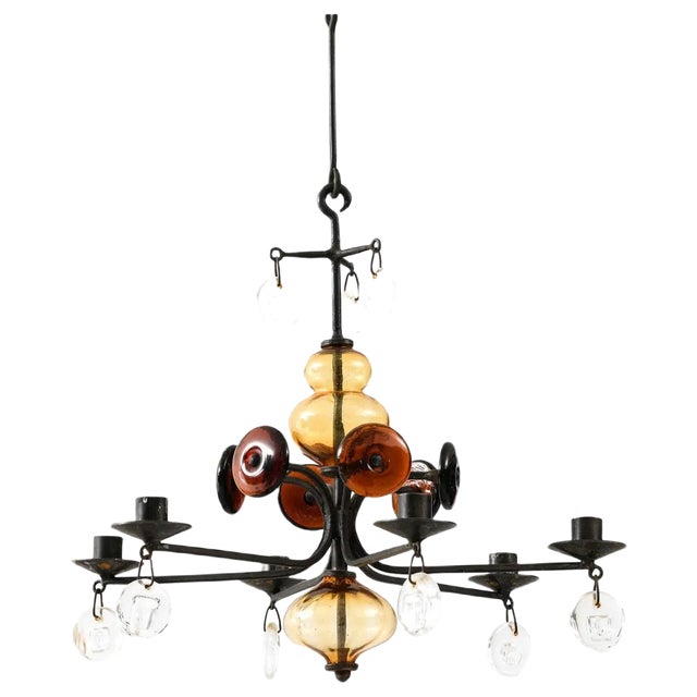 Hanging Candelabra by Erik Höglund for Boda, Sweden For Sale