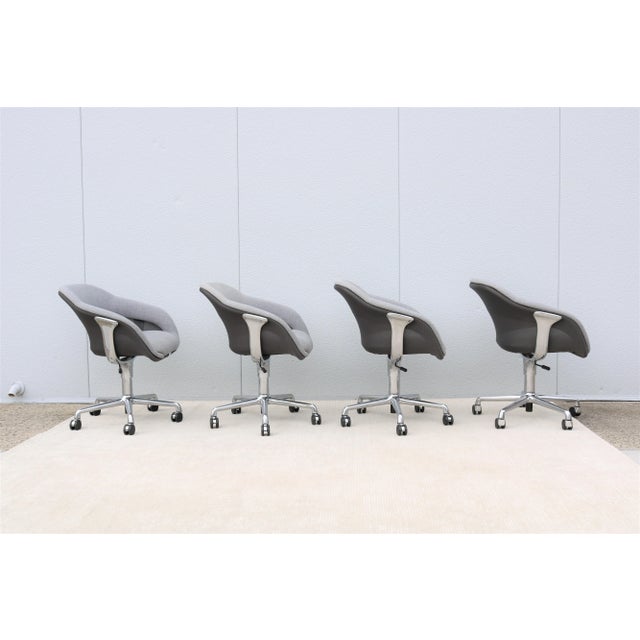 Contemporary Scott Wilson for Coalesse Sw_1 Swivel Conference Chairs - Set of 4 For Sale In New York - Image 6 of 13