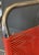 Chair in very good overall condition, red thread Bright chrome, no pitting Very comfortable chair Height 79 cm Seat height...