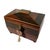 Antique William IV English Regency Rosewood Tea Sarcophagus Caddy w/Satinwood Edging c.1820s An antique English Regency...