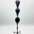 2020s Hand Forged Iron Candelabra Set of 3 (100-120cm) Antique Copper Finish Hammered Stem with Calla Lily Cups For Sale - Image 5 of 10