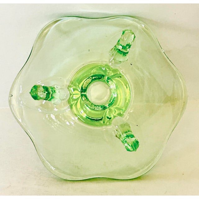 Mid-Century Modern Pair of Fostoria Candleholders For Sale - Image 3 of 3