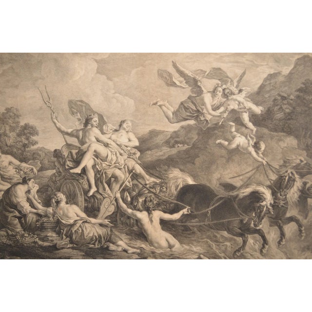 French Late 18th Century Etching After Charles De La Fosse, by Louis-Simon Lempereur, the Abduction of Proserpina For Sale - Image 3 of 11