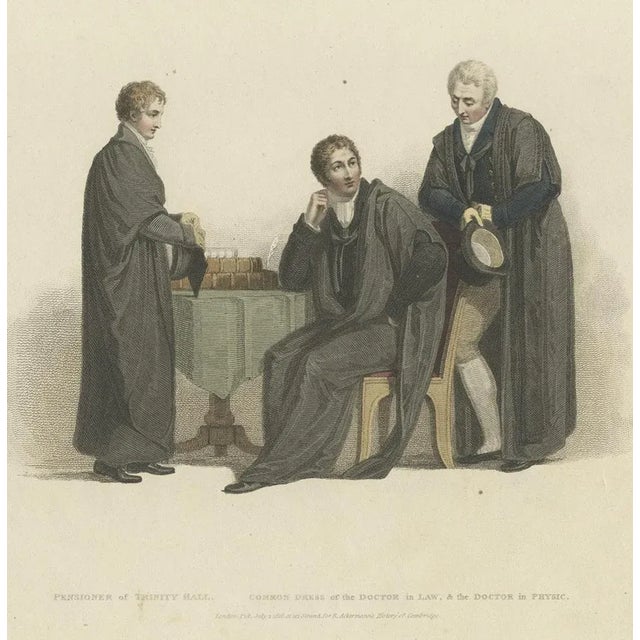 Academic Costumes, 1815, Paper For Sale - Image 3 of 10