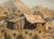A 'Dona Ana Southwest Desert Cabin View' oil painting on board by well known Southwest artist, Connie Blake 1946-2026. It...