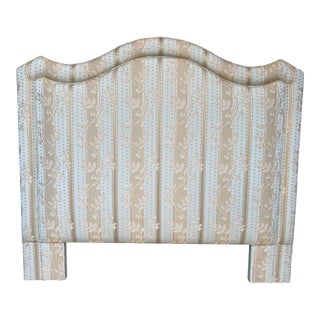 Custom Upholstered Queen Headboard For Sale