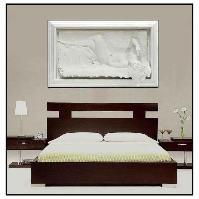 Bill Mack Large & Authentic Bonded Sand Sculpture "Rhapsody", Professionally Custom Framed measuring approximately 30" x...