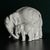 White Porcelain Figurine of Elephant and Baby by Artepiu Este, Italy, 1990s For Sale - Image 12 of 13