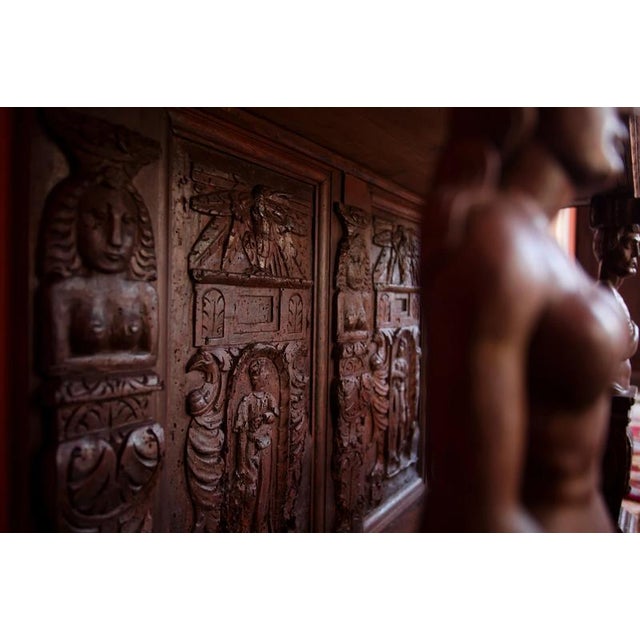 19th Century Renaissance Carved Credenza For Sale - Image 9 of 12