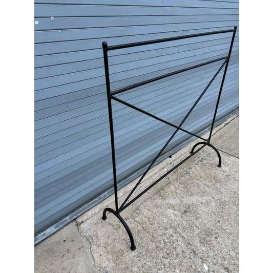 Mid-Century Modern Iron Quilt Stand Inspired by Tony Paul, 1960 For Sale In Philadelphia - Image 6 of 6