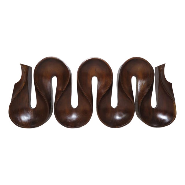 Mid 20th Century Brazilian Wall Sculpture Movimento Joaquim Tenreiro For Sale