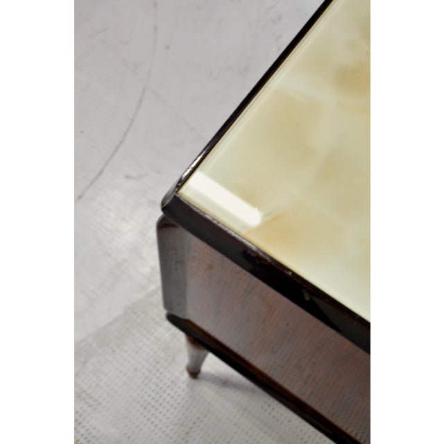 Italian Walnut and Brass Sideboard, 1950s For Sale - Image 10 of 12