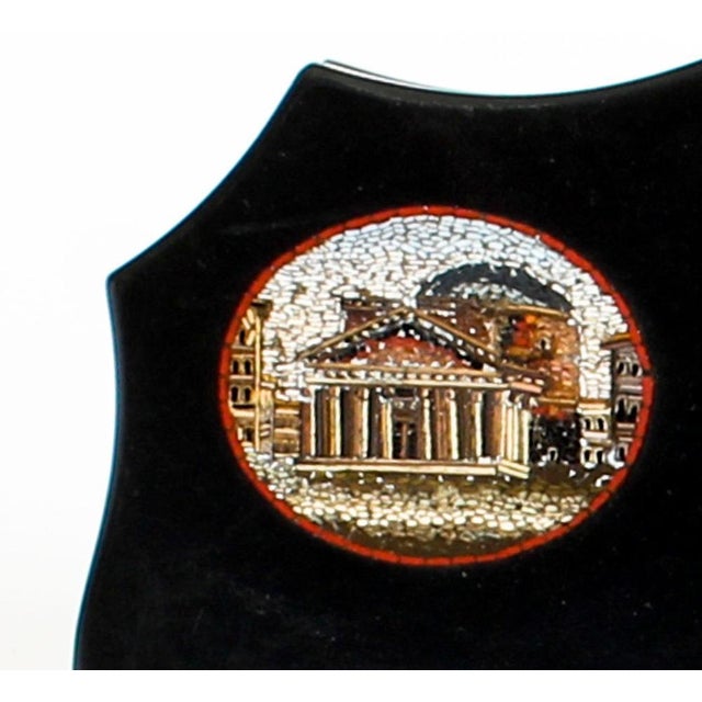 Italian Vatican Grand Tour Micro-Mosaic Marble Desk Weight, 19th Century For Sale - Image 6 of 18