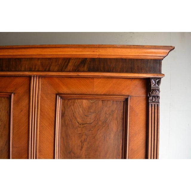 Antique Mahogany and Walnut Cabinet For Sale - Image 5 of 10