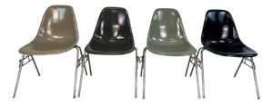 DSS Side Chairs by Charles and Ray Eames for Herman Miller, 1960s, Set of 4