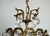 Antique French Brass and Crystal Ball 4-Light Chandelier, 1930s For Sale - Image 17 of 18