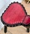 Red Vintage Spanish Brutalist Tripod Chair With Red Leather Upholstery For Sale - Image 8 of 14