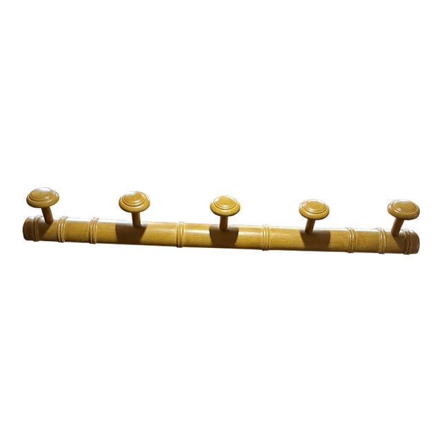 19thc Century Style Faux Bamboo Coat Rack For Sale