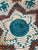 Rustic Vintage 1980s Tribal Weaving Coiled Handmade Boho Basket 16" Diameter Southwestern Home Decor For Sale - Image 3 of 11