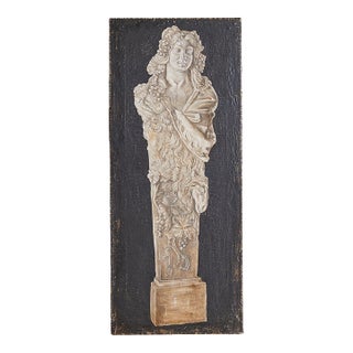 Vintage French Oil on Canvas Painting of a Classical Caryatid No. 02 For Sale