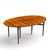 Arne Vodder for Sibast Mid Century Danish Rosewood Expanding Oval Dining Table With 2 Leaves For Sale - Image 12 of 13