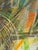 Mid-Century Abstract Expressionist Painting by Nik Krevitsky (1914–1991) Tucson Modernist "Stitchery" Textile Pioneer...