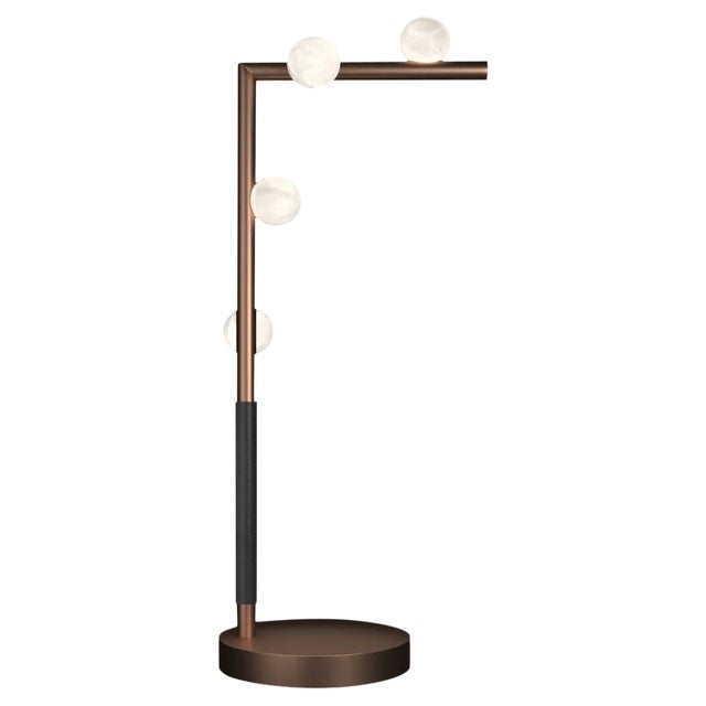 Demetra Copper Table Lamp by Alabastro Italiano For Sale