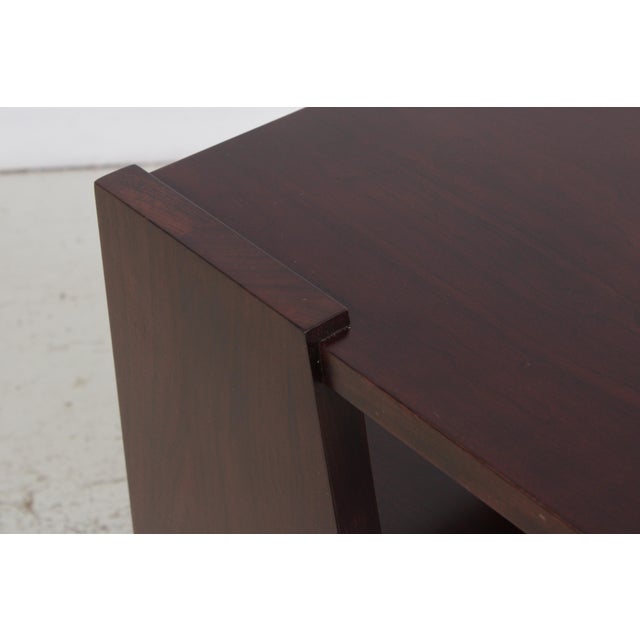 Traditional Stickley Metropolitan Cherry 3 Tiered Stand For Sale - Image 3 of 15