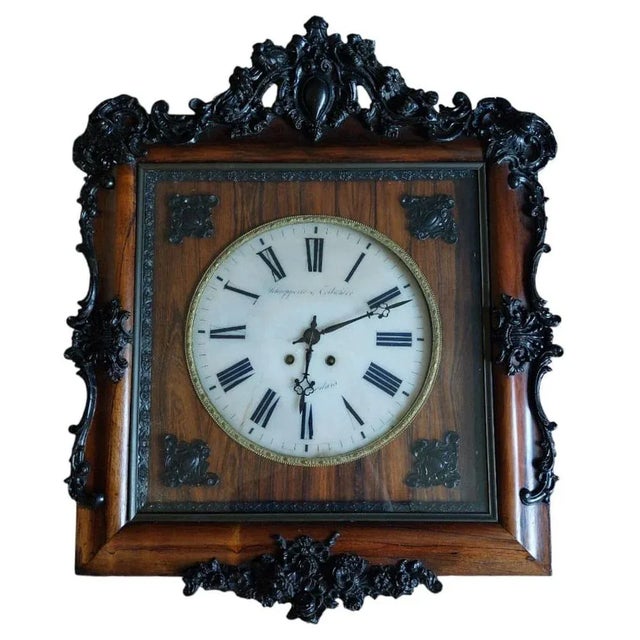 Black Enormus Black Forest Wall Clock For Sale - Image 8 of 8