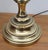 Stiffel Stiffel Mid-Century Polished Solid Brass and Porcelain Colunm Table Lamp For Sale - Image 4 of 7
