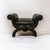 Black Vintage Vinyl Ottoman/Stool (Vintage) For Sale In Los Angeles - Image 6 of 7