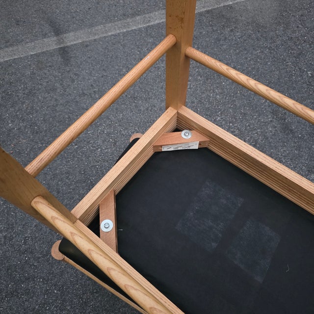 Wood Thomasville Wood and Leather Country Footstools For Sale - Image 7 of 7