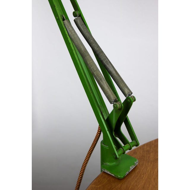Green Adjustable Achitect Table Lamp by Tep, 1970s For Sale - Image 13 of 17