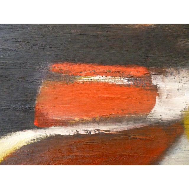 Contemporary "Smiling at Night" Abstract Oil and Acrylic Painting by Scott Spencer For Sale - Image 3 of 6