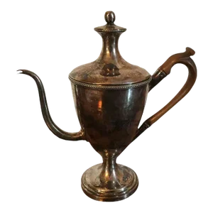 Antique 18th Century English George III Old Sheffield Plate Silver on Copper Argyle for Gravy or Sauce 1790