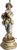 Ceramic Mid-Century Porcelain Table Lamp Minstrel With Mandolin For Sale - Image 7 of 16
