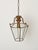 Metal Hexagonal Brass and Glass Chandeliers after Adolf Loos, Italy, 1950s, Set of 2 For Sale - Image 7 of 12