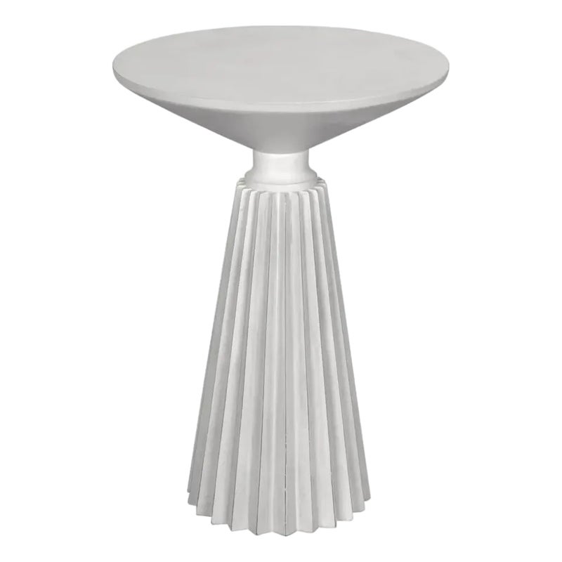 Orson Side Table, White Wash