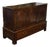 English Georgian Period 18th Century Oak Buffet with Carved Arching Doors For Sale